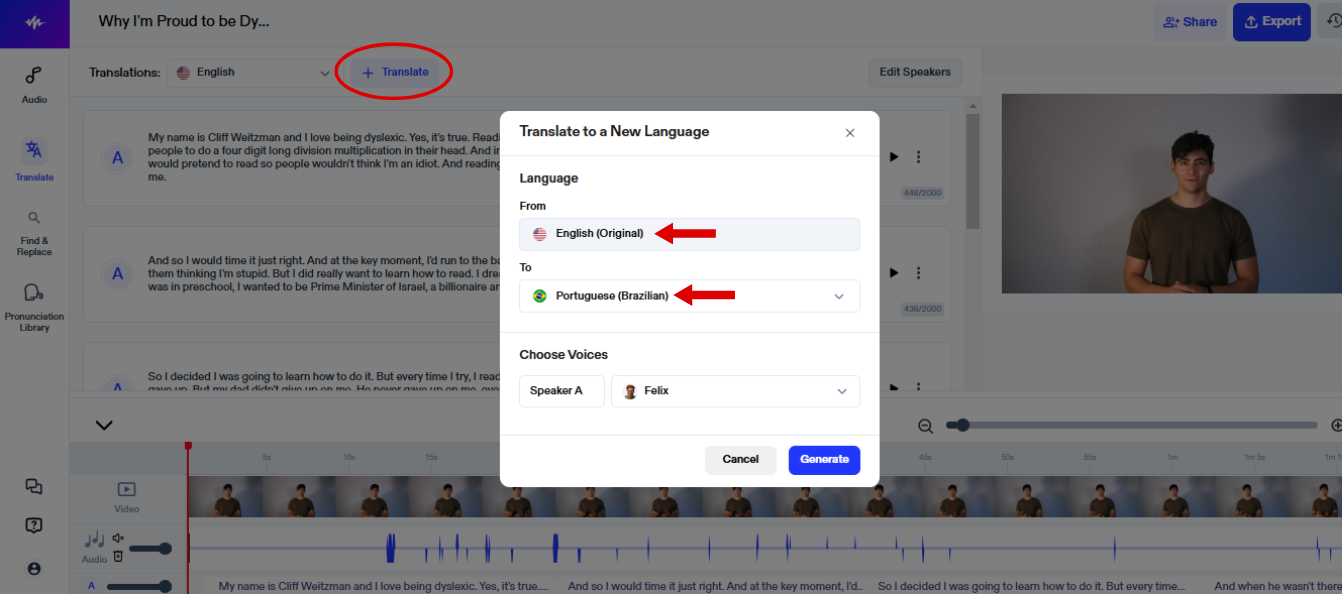 Set Brazilian Portuguese language